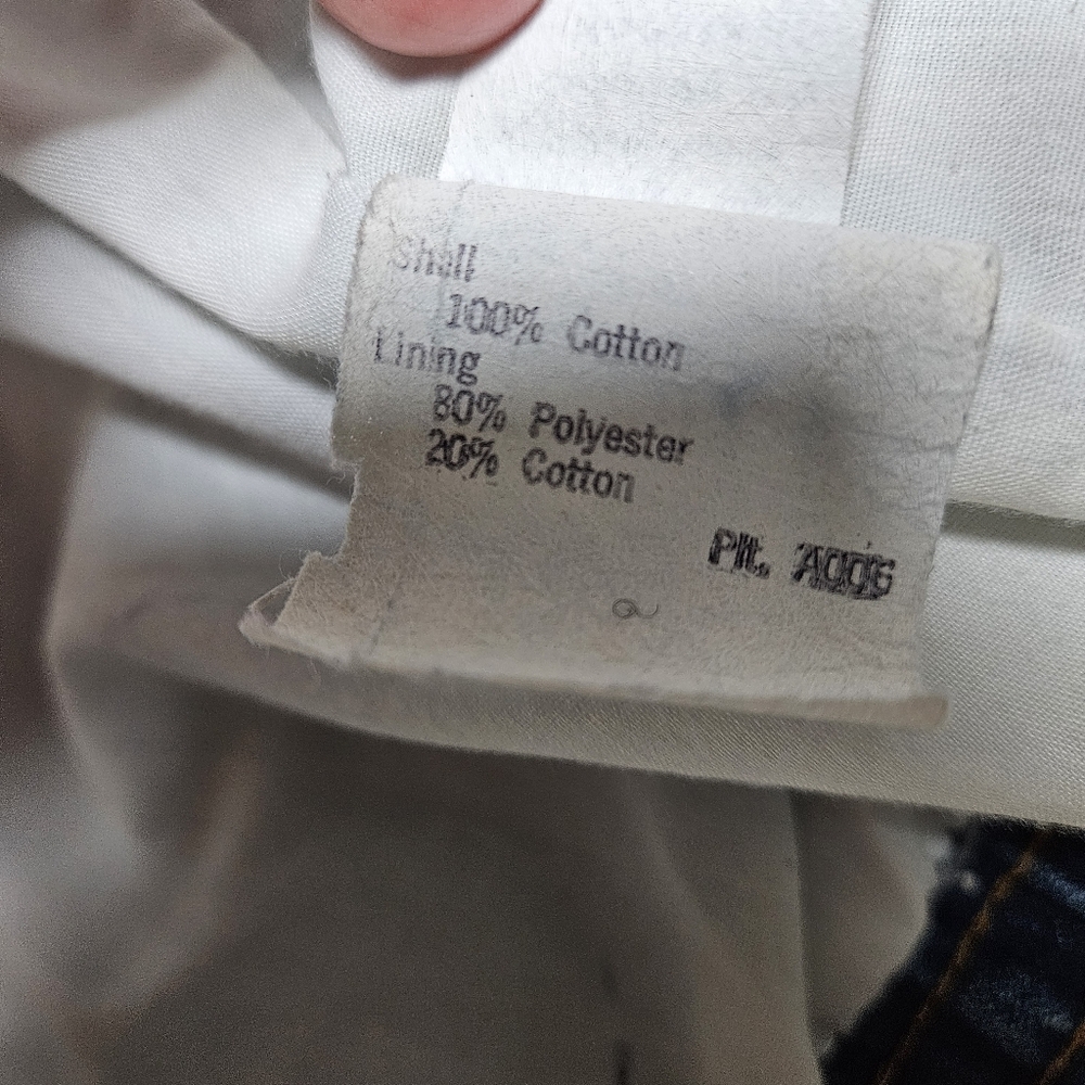 Vintage 80's 90's Denim Patchwork Distressed Bomber Jacket Large - Picture 11 of 11